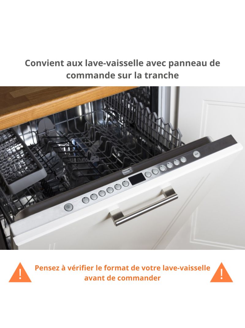 Façade pour Lave Vaisselle intégrable ECO Blanc laqué Cuisineandcie