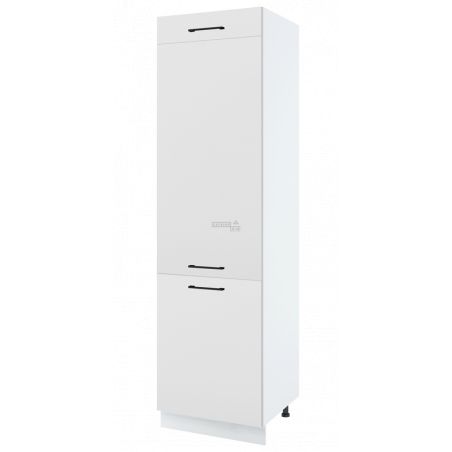 Colonne de cuisine pour réfrigérateur encastrable Lovia Blanc Mat 3 portes L 60 cm