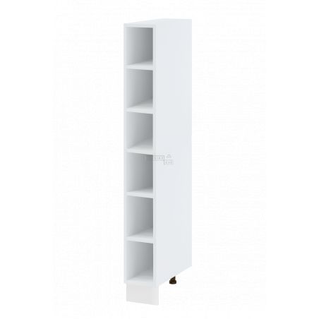 Colonne de cuisine étagère ouverte Bellissi Blanc L 20 cm