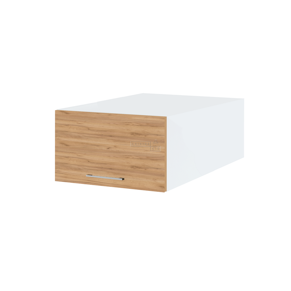 Meuble haut de cuisine 60 cm, 1 porte relevable - ECO Bois Chêne