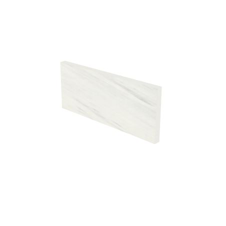 Plinthe de cuisine 180 cm - Blanc marquina mat
