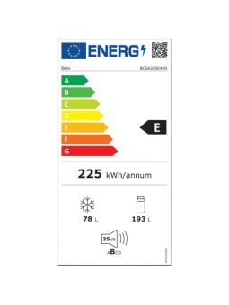 Réfrigérateur Combiné intégrable 271 L Blanc