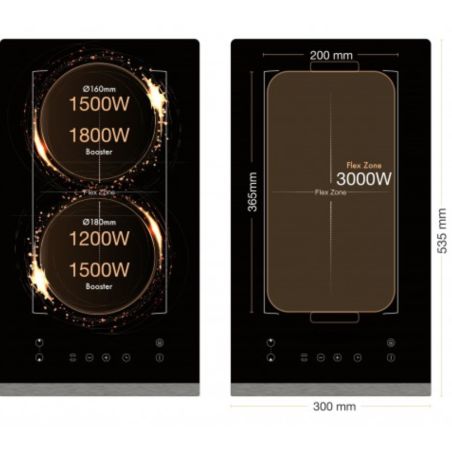 Domino induction 2 foyers - ULTRA