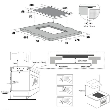 Domino induction 2 foyers - ULTRA