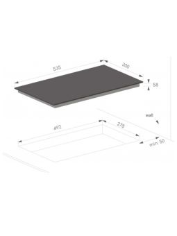 Domino induction 2 foyers - ULTRA