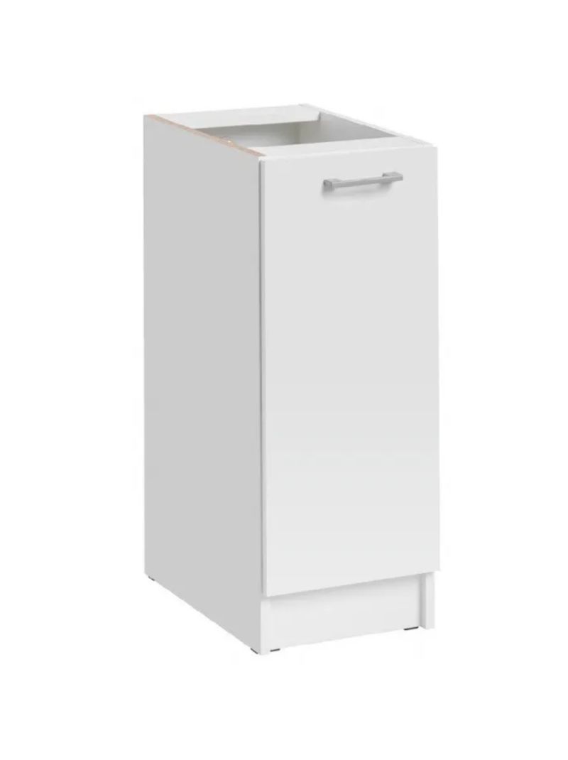 Meuble bas de cuisine Eco Blanc 1 porte L 30 cm