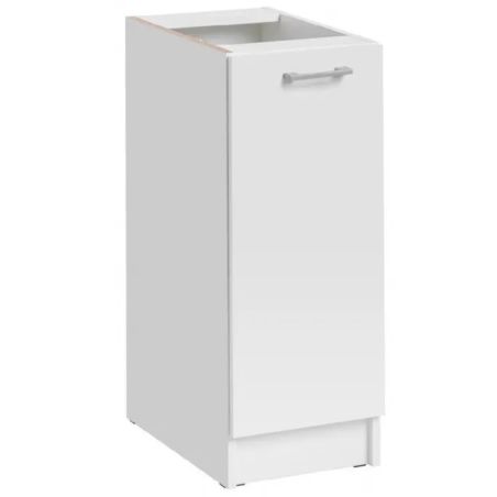 Meuble bas de cuisine Eco Blanc 1 porte L 30 cm