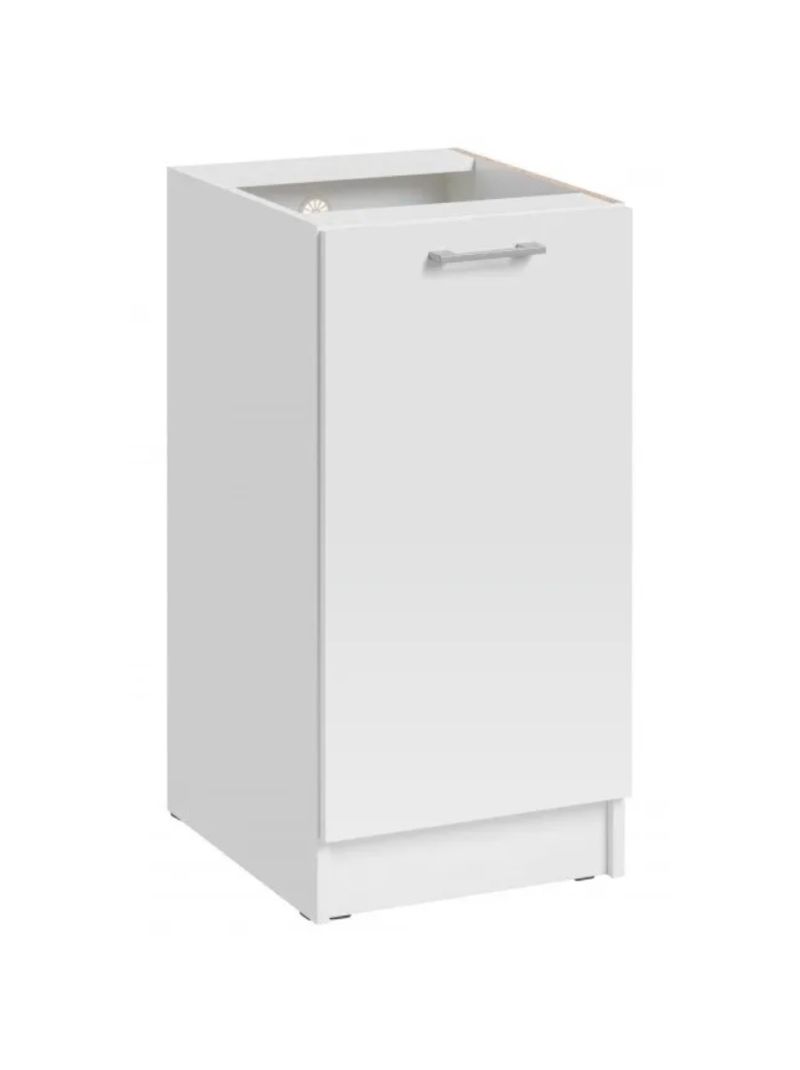 Meuble bas de cuisine Eco Blanc 1 porte L 40 cm