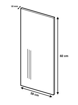 Panneau de finition pour meuble bas Eco Blanc