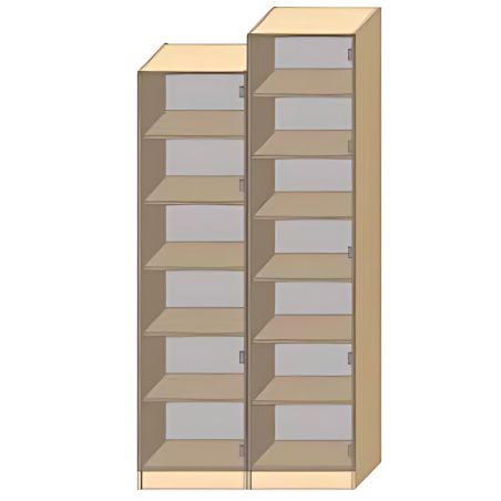 Dressing Armadio - armoire avec étagères - Largeur 40 cm - Sans Façade