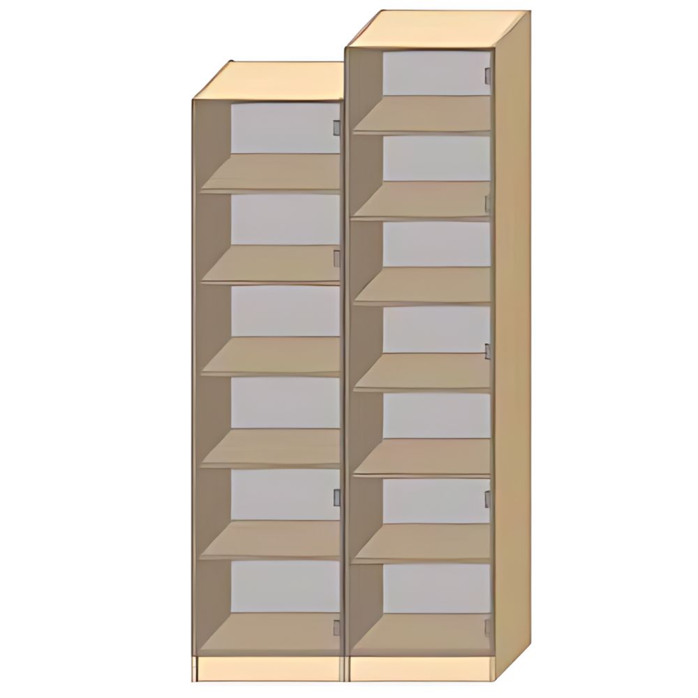 Dressing Armadio - armoire avec étagères - Largeur 40 cm - FaçadeBéton naturel