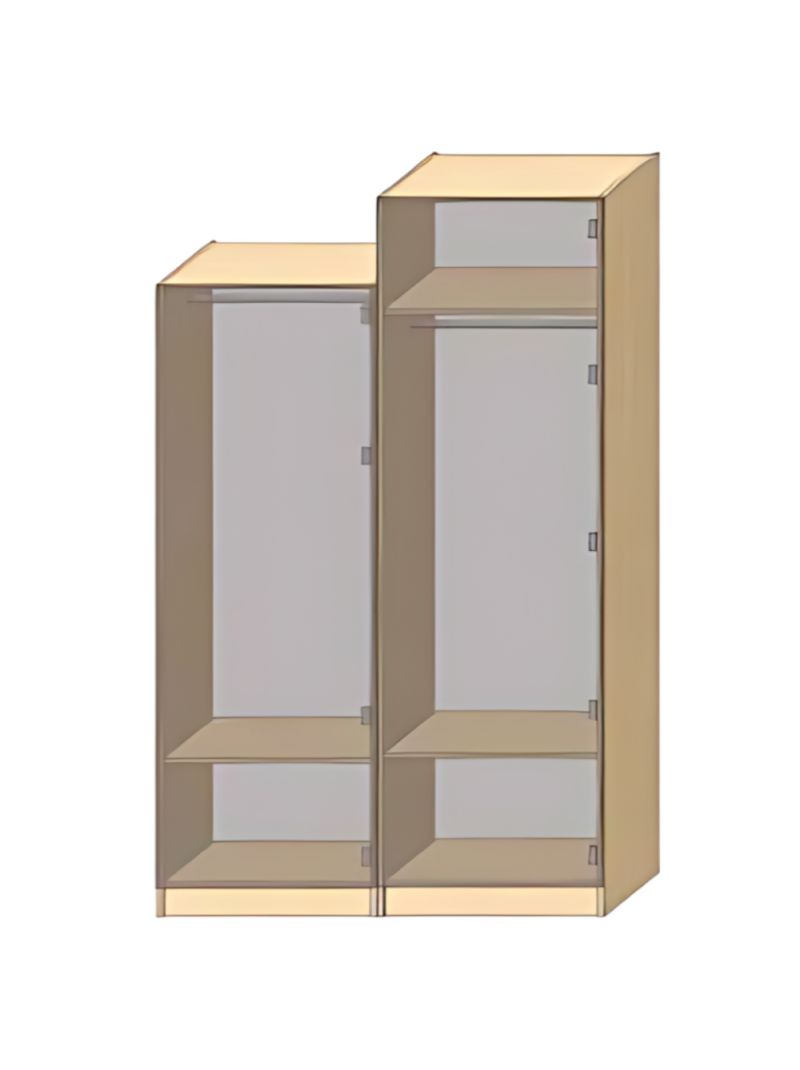 Dressing Armadio - armoire penderie - Largeur 60 cm - FaçadeNoir mat