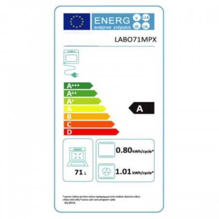 Four encastrable pyrolyse 70 L Inox - EMBER