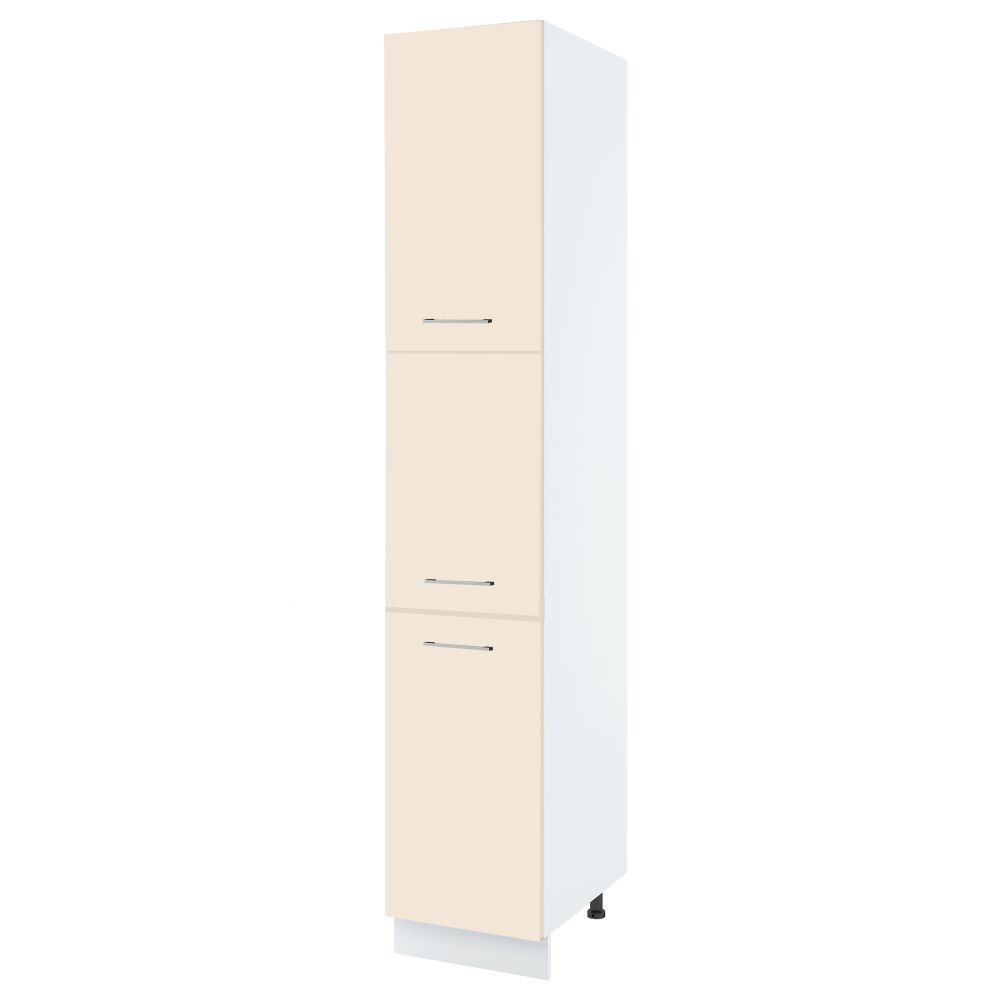 Colonne de cuisine Lovia Vanille Mat 3 portes L 40 cm