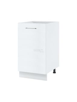 Meuble bas de cuisine Bellissi Blanc 1 porte L 45 cm