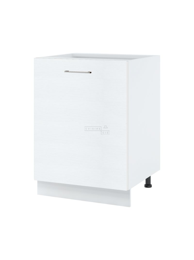 Meuble bas de cuisine Bellissi Blanc 1 porte L 60 cm