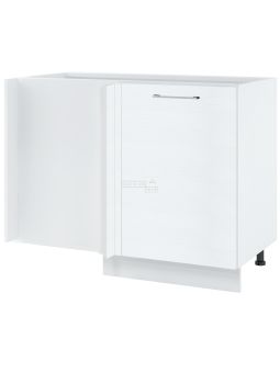 Meuble d'angle bas Bellissi Blanc 1 porte L 105 cm