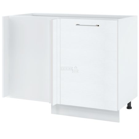 Meuble d'angle bas Bellissi Blanc 1 porte L 105 cm