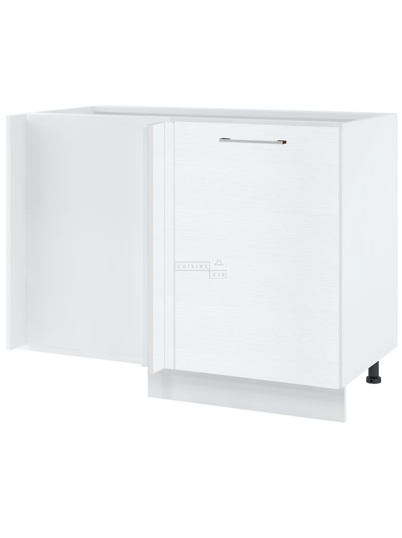 Meuble d'angle bas Bellissi Blanc 1 porte L 110 cm