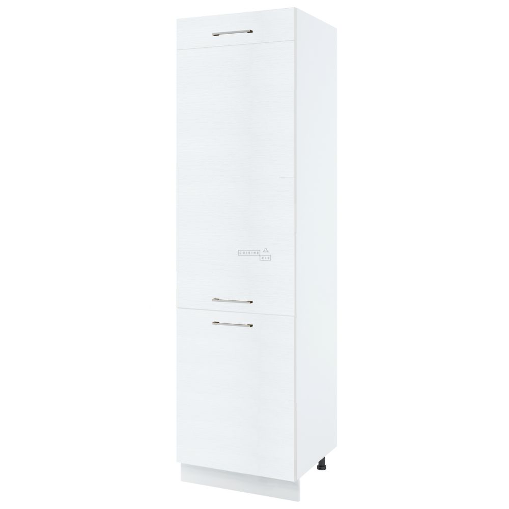 Colonne de cuisine pour réfrigérateur encastrable Bellissi Blanc 3 portes L 60 cm