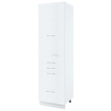 Colonne de cuisine Bellissi Blanc 2 portes 3 tiroirs L 60 cm