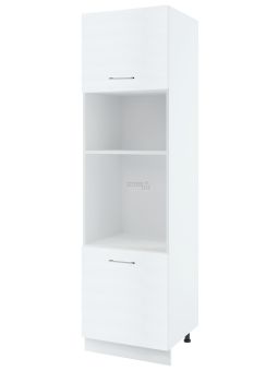 Colonne de cuisine pour micro-onde et four encastrable Bellissi Blanc 2 portes L 60 cm