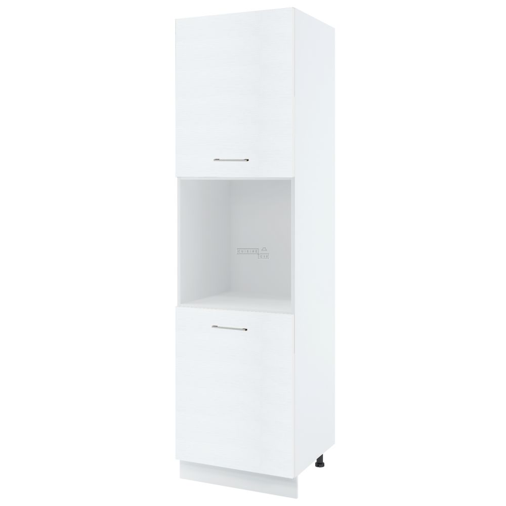 Colonne de cuisine pour four encastrable Bellissi Blanc 2 portes L 60 cm