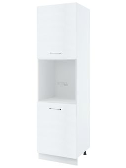 Colonne de cuisine pour four encastrable Bellissi Blanc 2 portes L 60 cm