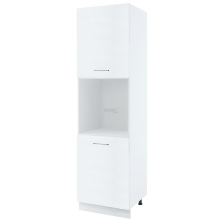 Colonne de cuisine pour four encastrable Bellissi Blanc 2 portes L 60 cm