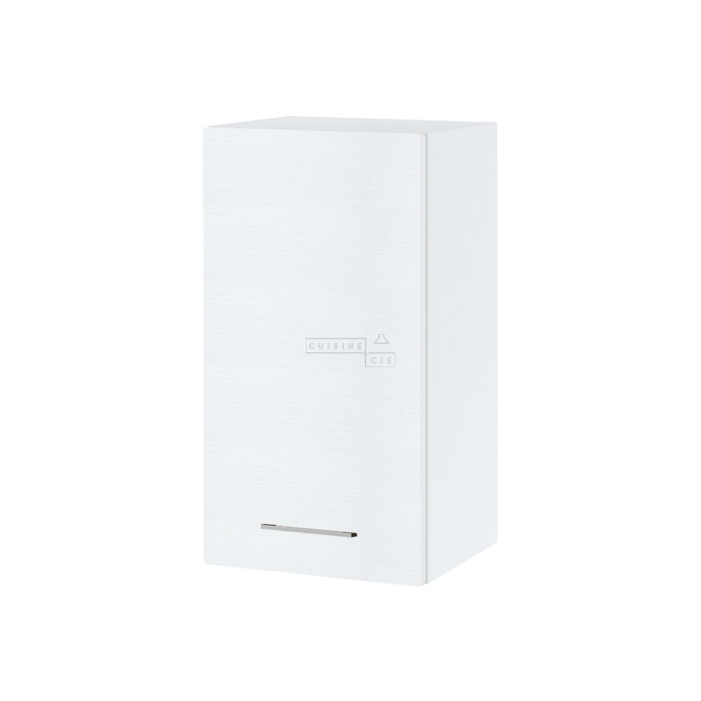 Meuble haut de cuisine Bellissi Blanc 1 porte L 40 cm