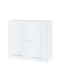 Meuble haut de cuisine Bellissi Blanc 2 portes L 80 cm