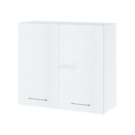 Meuble haut de cuisine Bellissi Blanc 2 portes L 80 cm