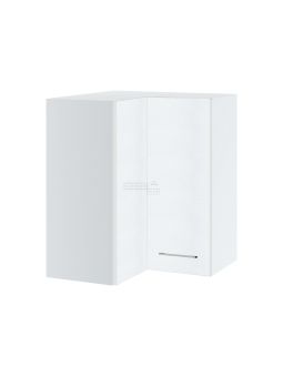 Meuble d'angle haut de cuisine Bellissi Blanc 2 portes L 60/60 cm