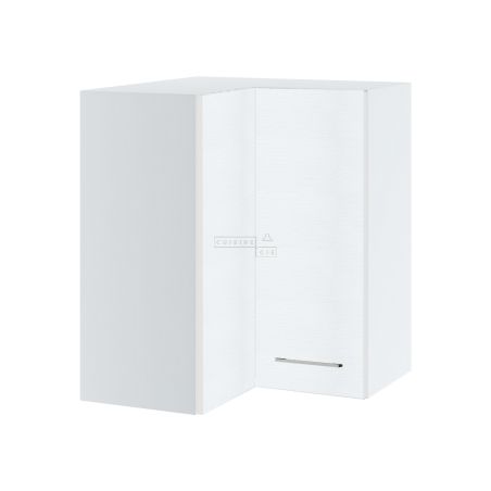 Meuble d'angle haut de cuisine Bellissi Blanc 2 portes L 60/60 cm