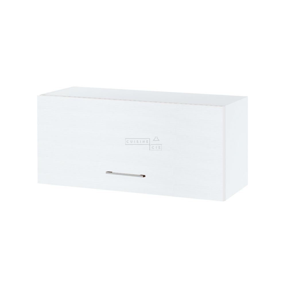 Meuble haut SLIM de cuisine Bellissi Blanc 1 porte relevable L 80 cm