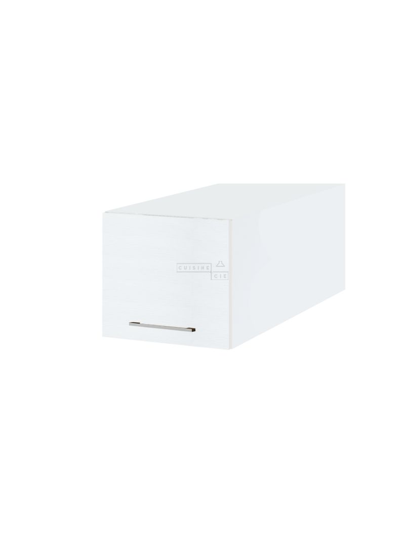 Meuble haut grande profondeur de cuisine Bellissi Blanc 1 porte relevable L 45 cm