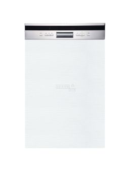 Façade pour lave-vaisselle semi intégrable Bellissi Blanc L 45 cm