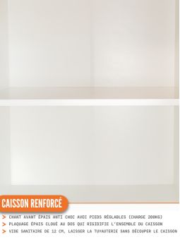 Cuisine complète ECO Blanc 240 cm