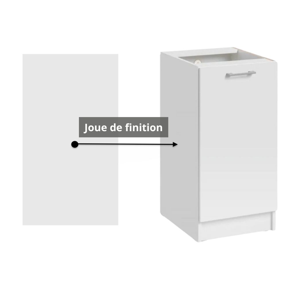 Panneau de finition pour meuble bas Eco Blanc