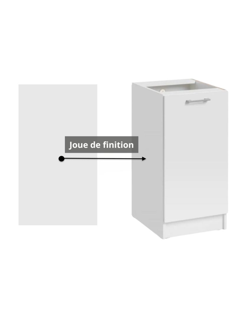 Panneau de finition pour meuble bas Eco Blanc