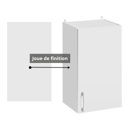 Panneau de finition pour meuble haut Eco Blanc