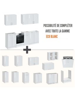 Cuisine complète ECO Blanc 240 cm