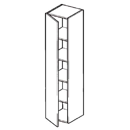 Meuble tv suspendu 150 cm - 1 porte battante décor bois garapa