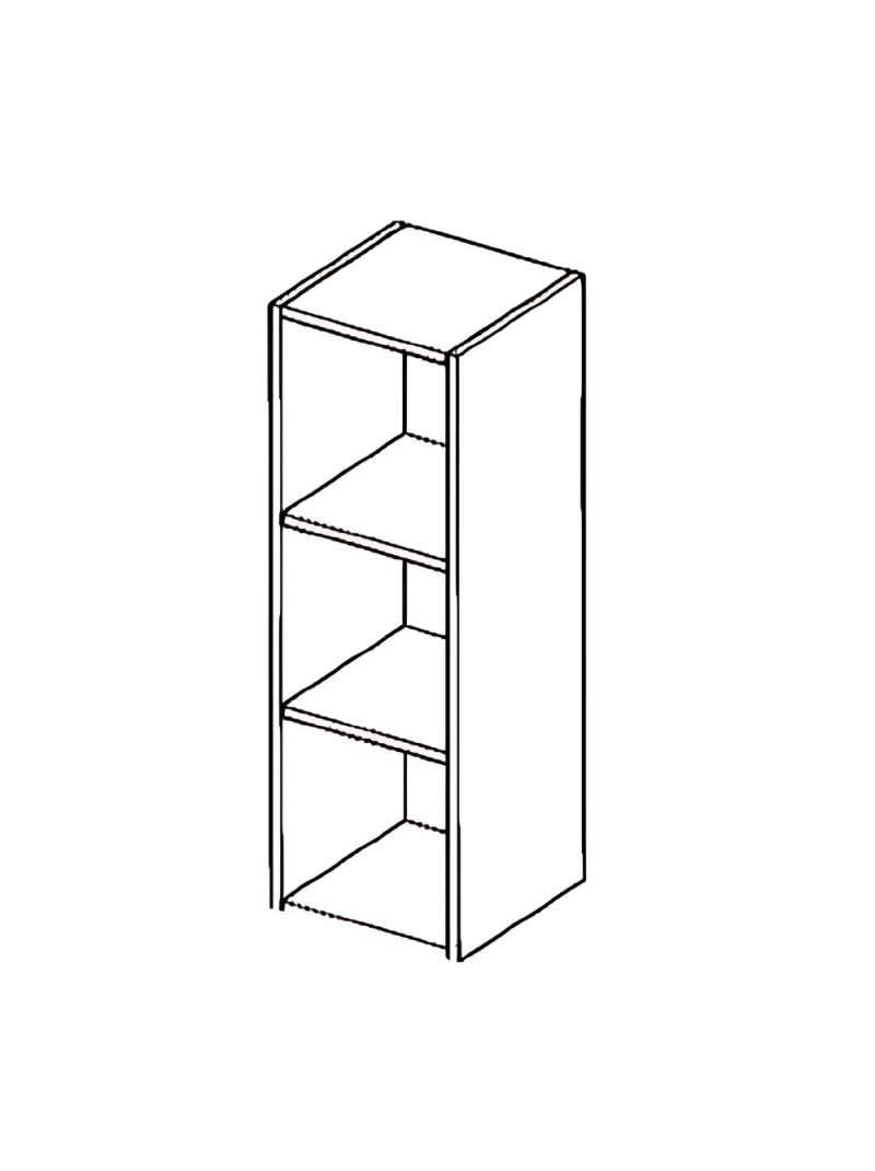 Etagère suspendue verticale 90 cm - Blanc