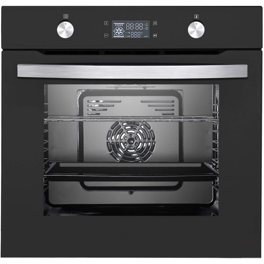 Four encastrable pyrolyse chaleur tournante 70 L Noir - EMBER