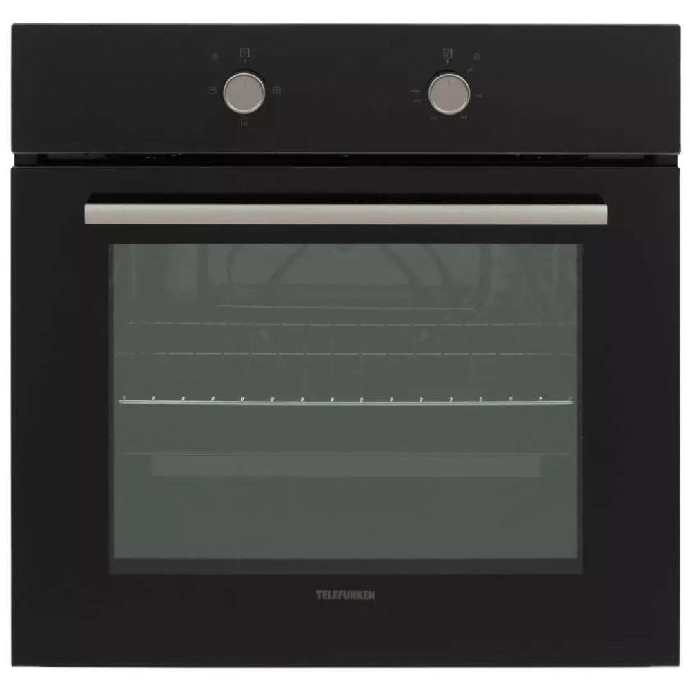 Four encastrable convection naturelle émail 72 L Noir - TELEFUNKEN