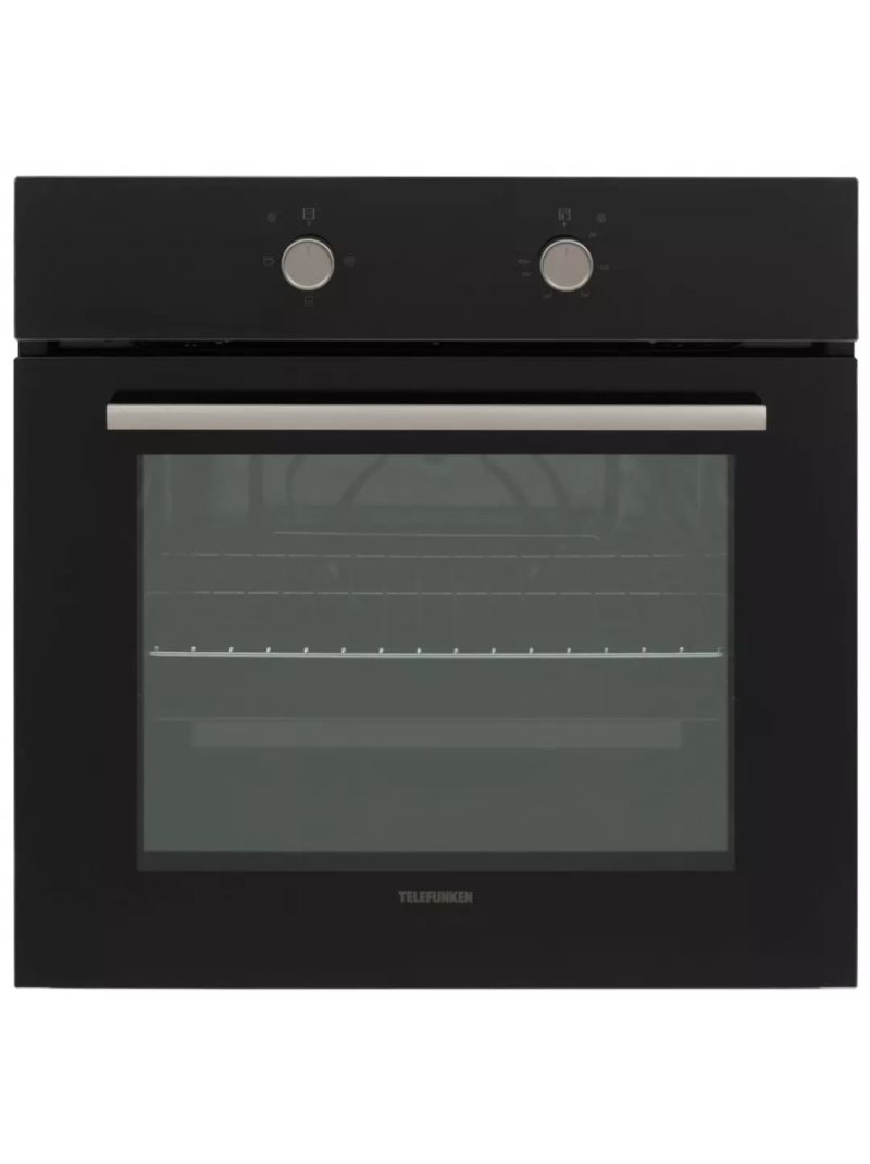 Four encastrable convection naturelle émail 72 L Noir - TELEFUNKEN