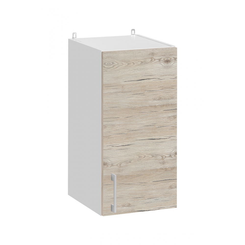 Meuble Haut De Cuisine 30 Cm 1 Porte Eco Noyer Cuisineandcie