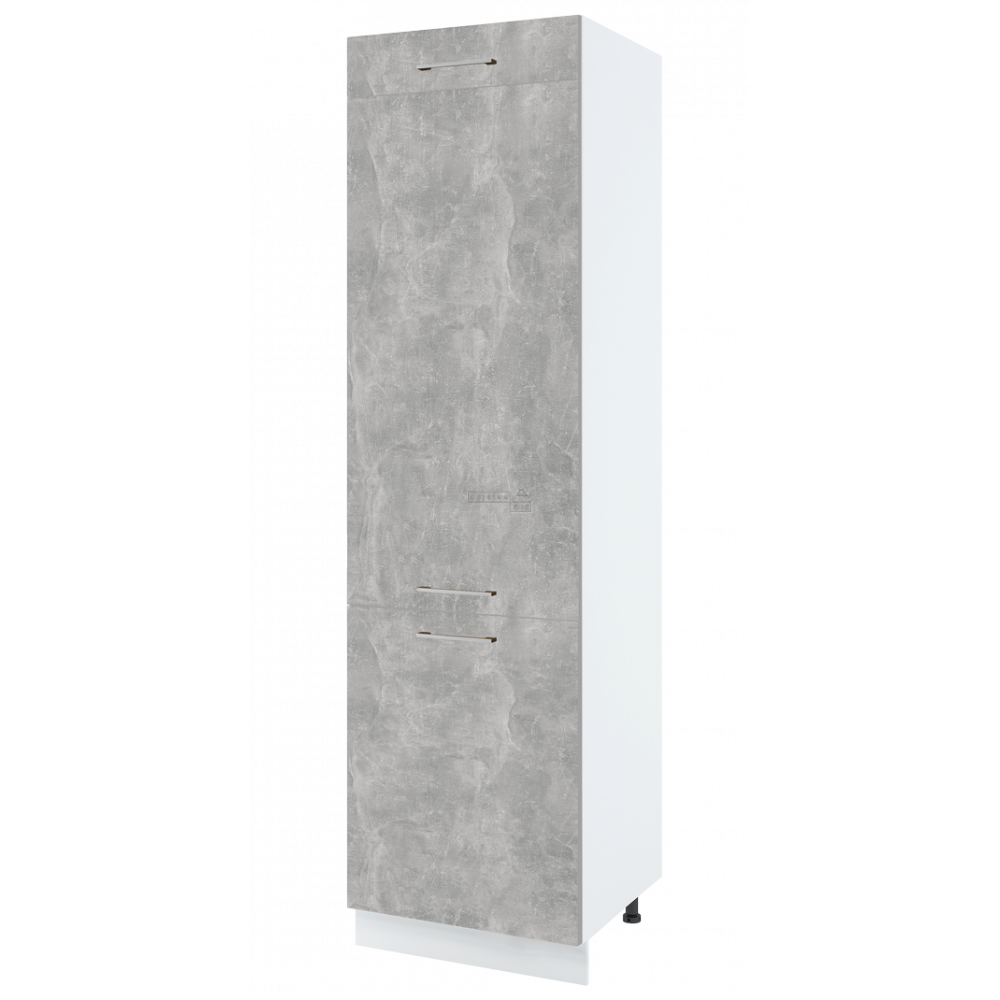 Colonne de cuisine pour réfrigérateur encastrable - 3 portes, L 60 cm